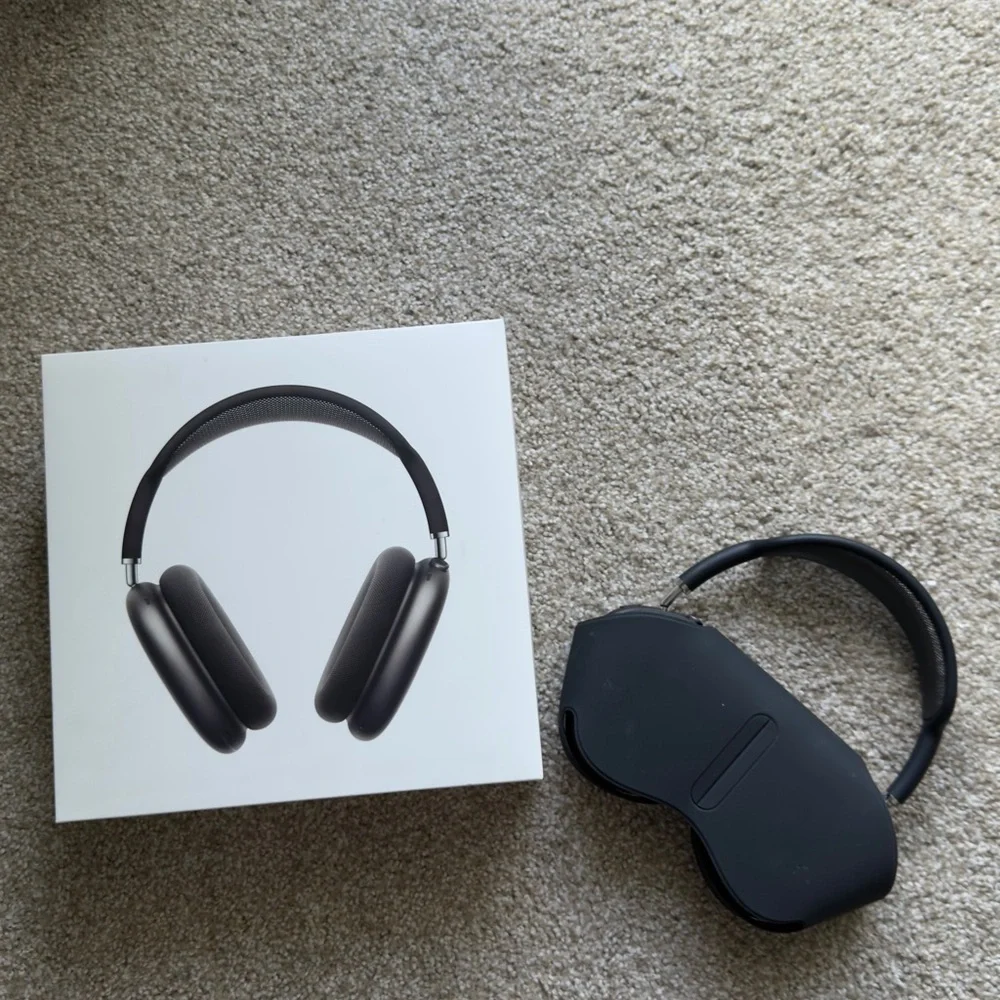Apple Space Gray Over-Ear Headphones with Premium Design
